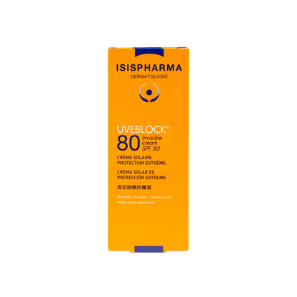 ISIS Pharma UVeblock SPF80 Invisible Cream 40ml