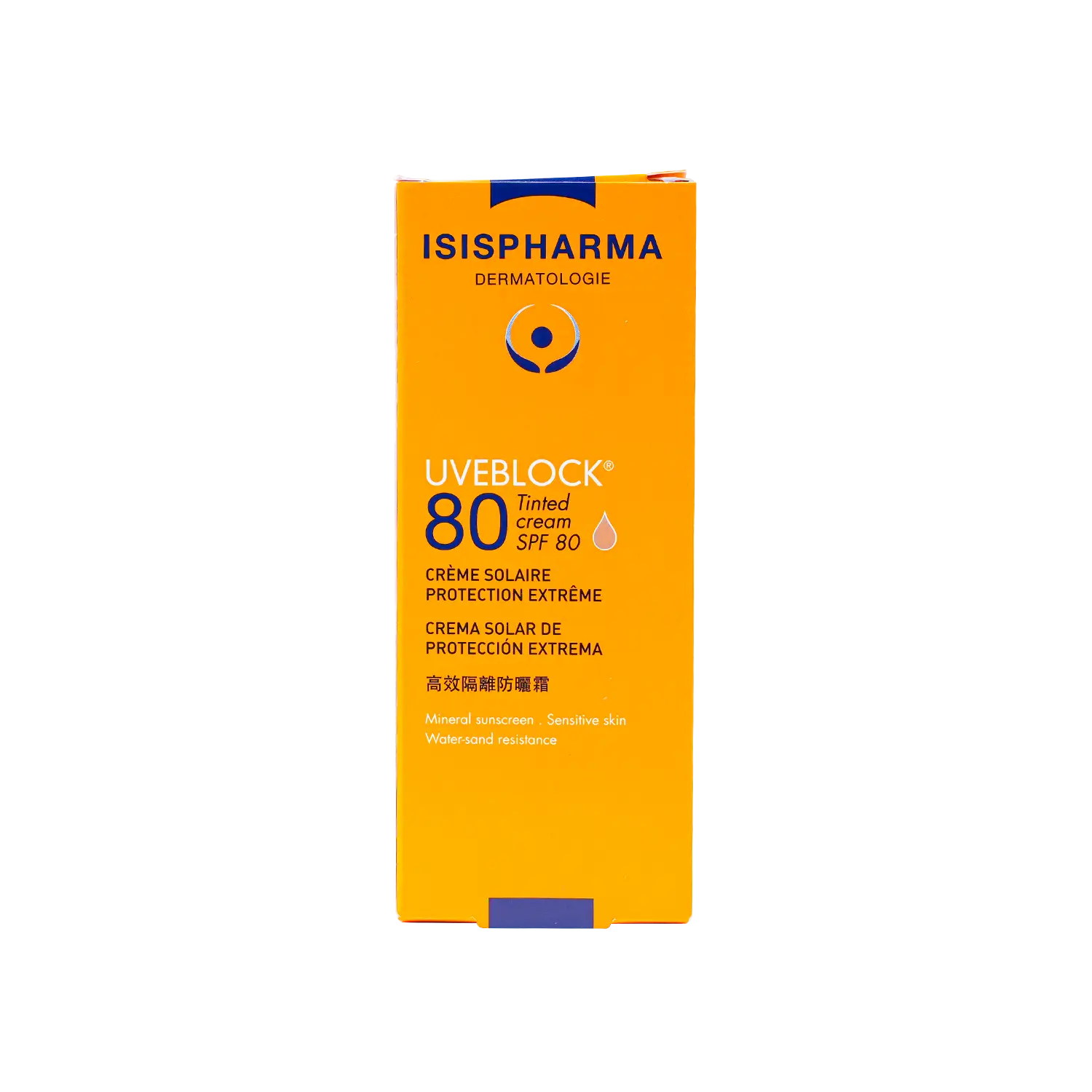 ISIS Pharma UVEBLOCK SPF80 كريم ملون 40 مل