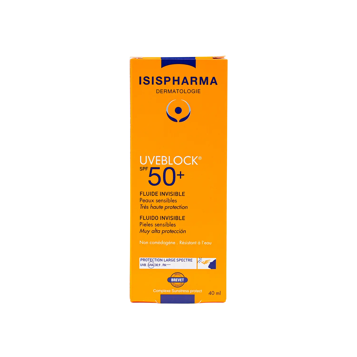 ISIS Pharma UVeblock SPF50+ كريم سائل شفاف 40 مل