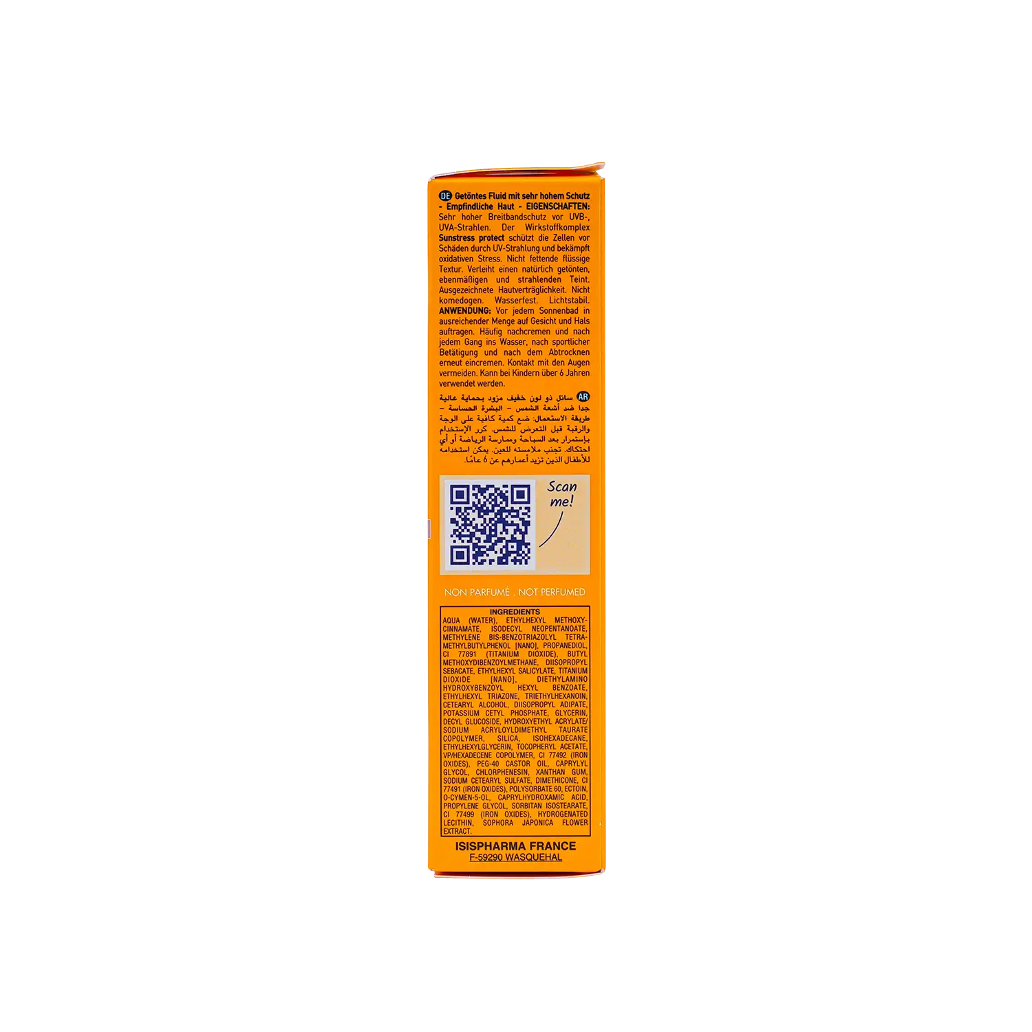 ISIS Pharma UVEBLOCK SPF50+ سائل واقي شمس ملون 40 مل (متوسط)