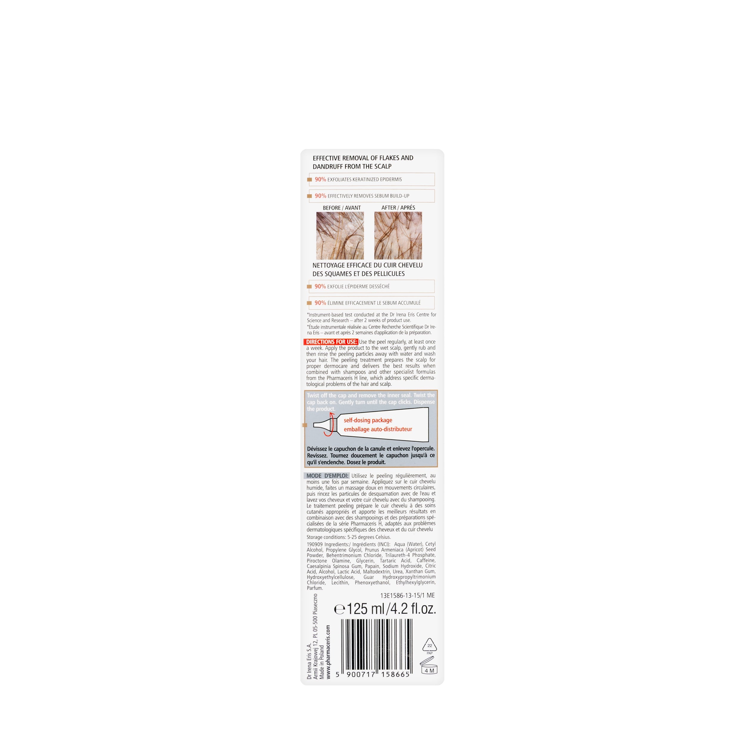 Pharmaceris H H-Stimupeel Trichology Cleansing Peel 125 Ml