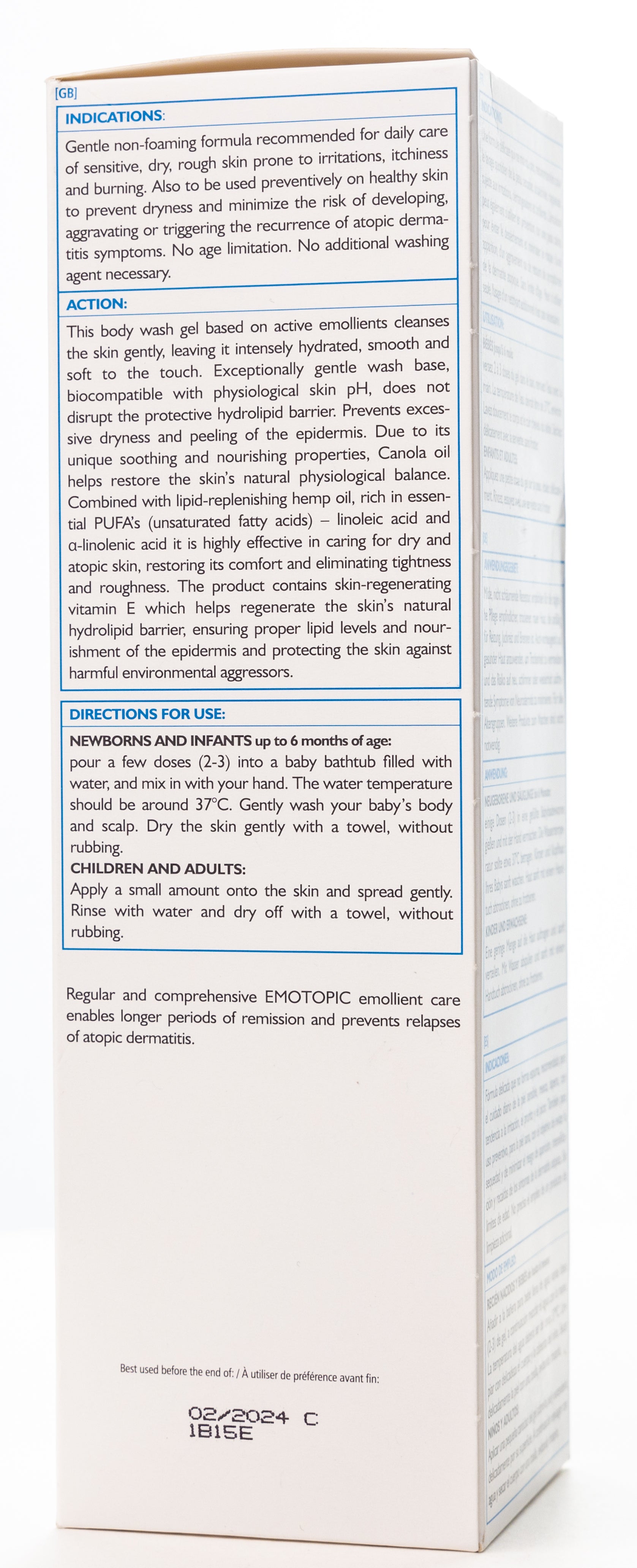 Pharmaceris E Emotopic Creamy Body Shower Gel 400ml