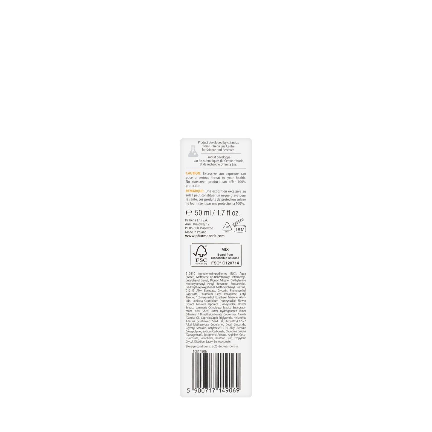 Pharmaceris Sun Protection SPF 50+ Cream 50 ml