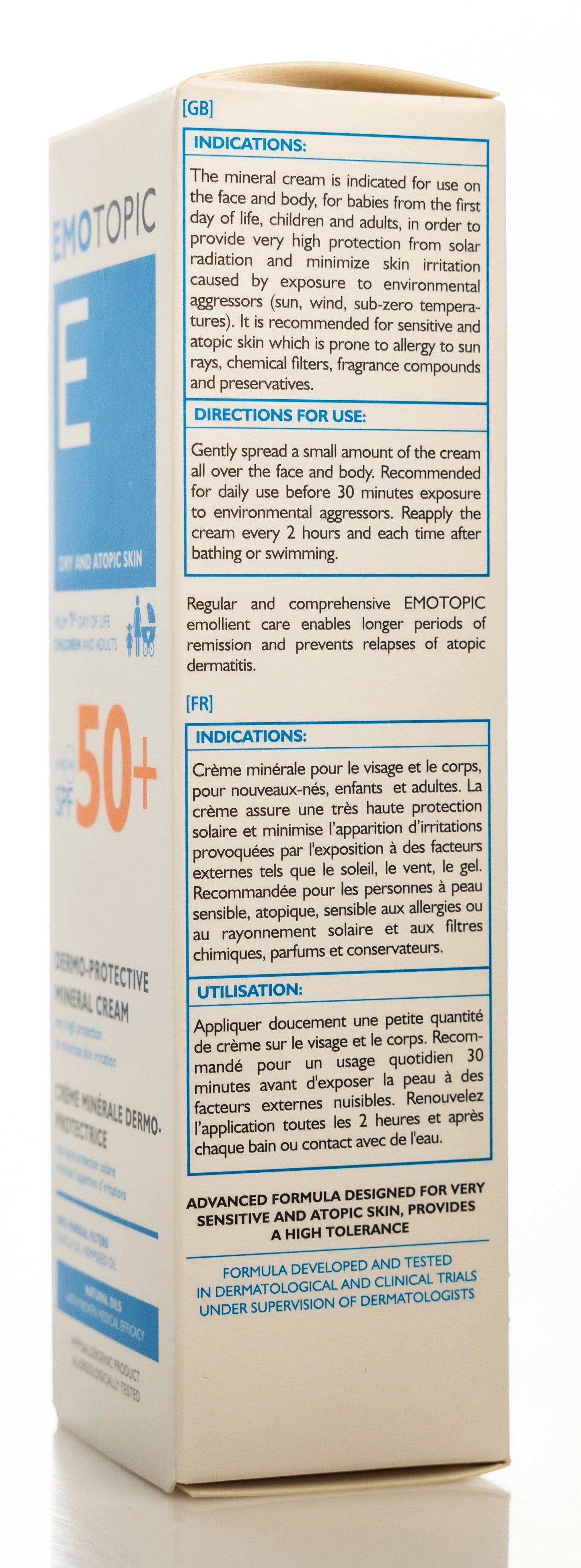 Pharmaceris E Emotopic Dermo-Protective Mineral SPF50+ Cream 75ml