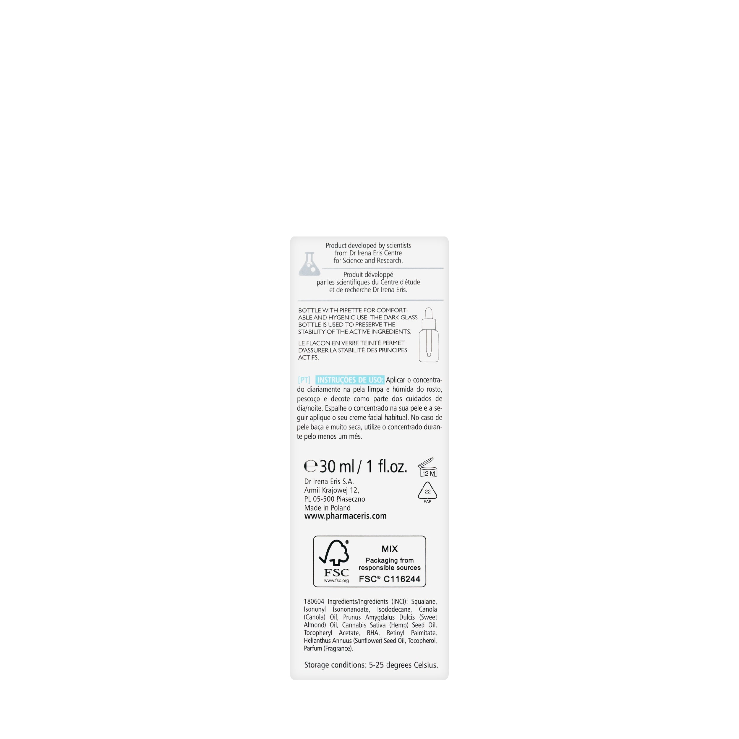 Pharmaceris A Duo Concentrate A&E-Sensilix with Vitamin A, E & 27% Squalane 30ml
