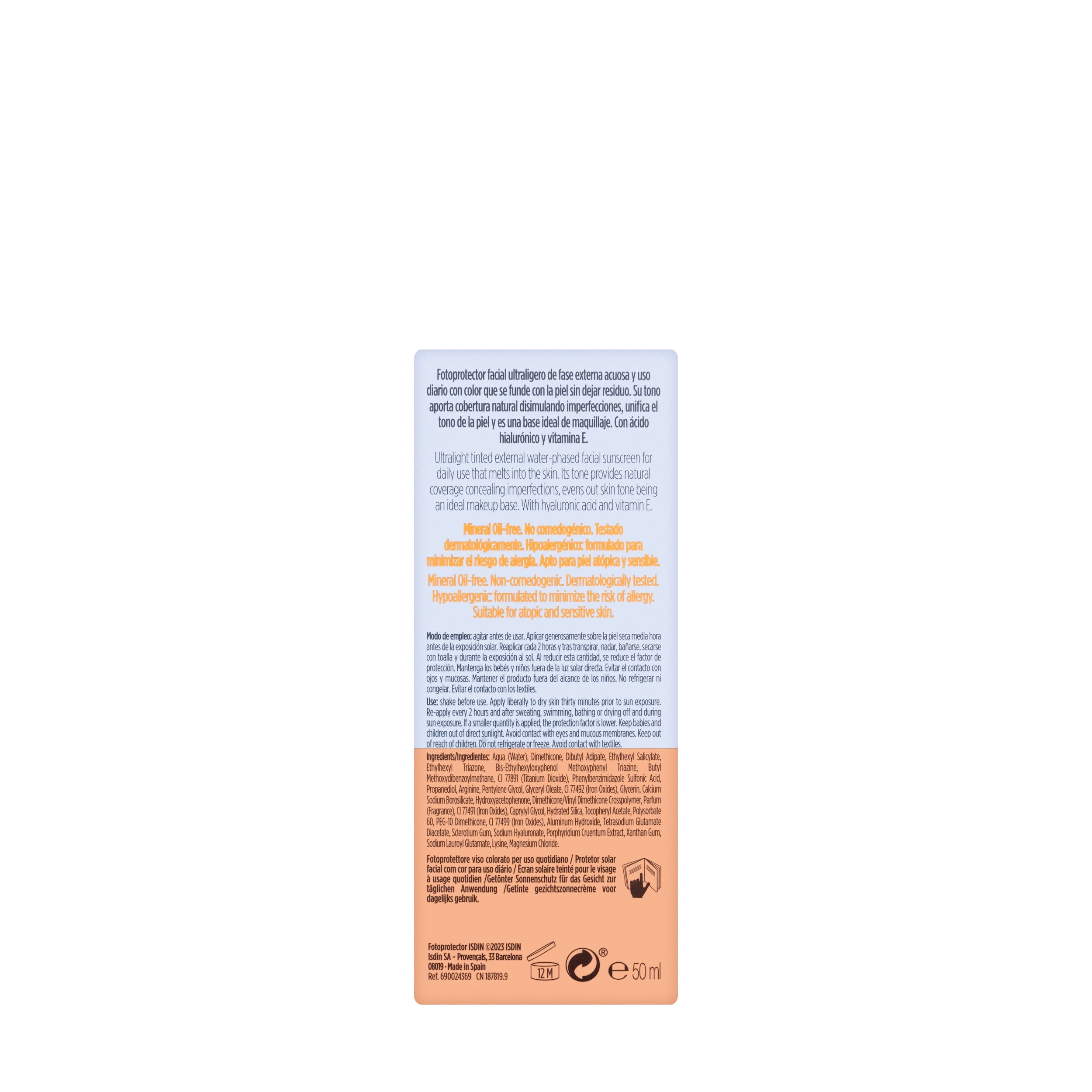 Isdin Fusion Water Color Medium SPF50 50ml