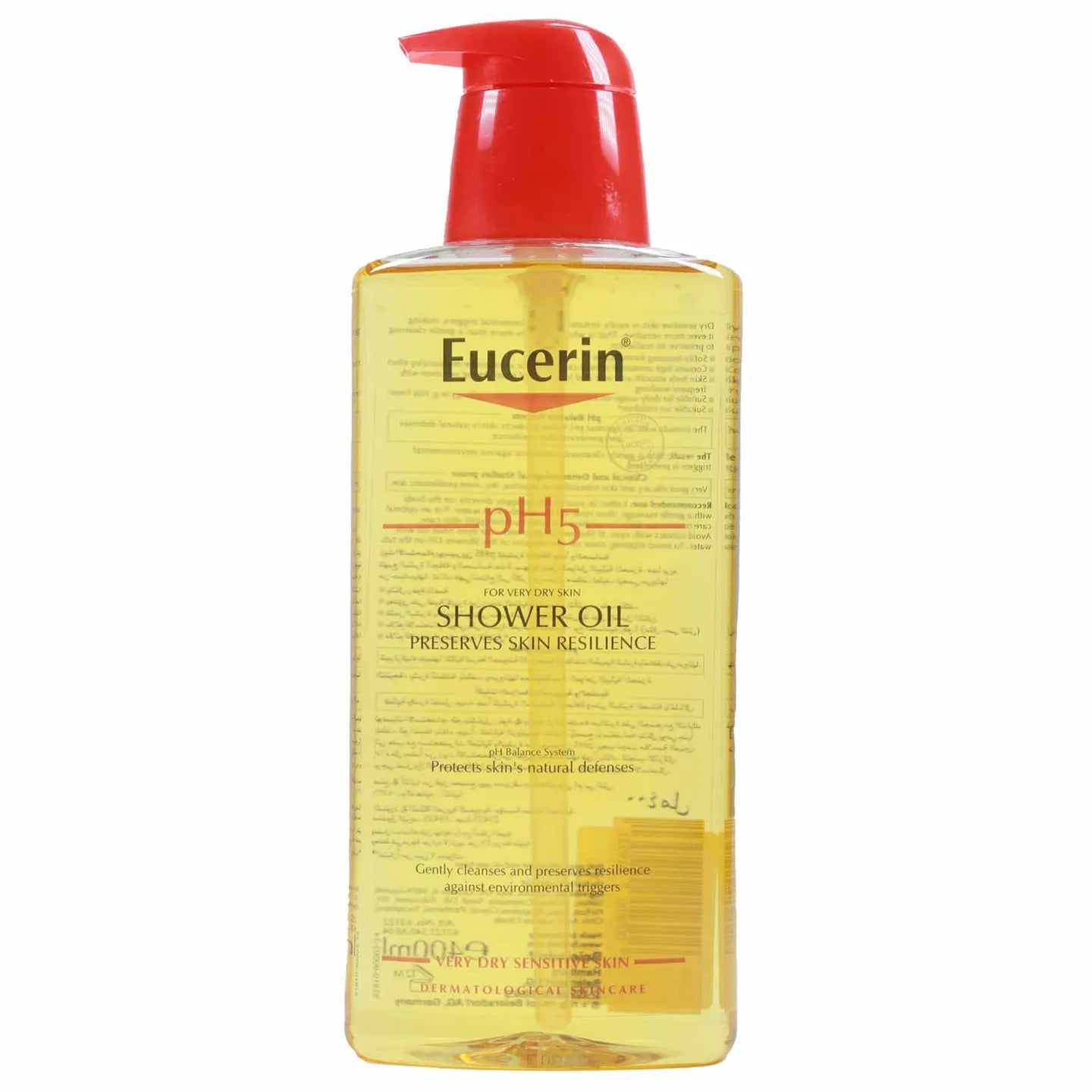 زيت الاستحمام Eucerin pH5 للبشرة شديدة الجفاف والحساسة 400 مل