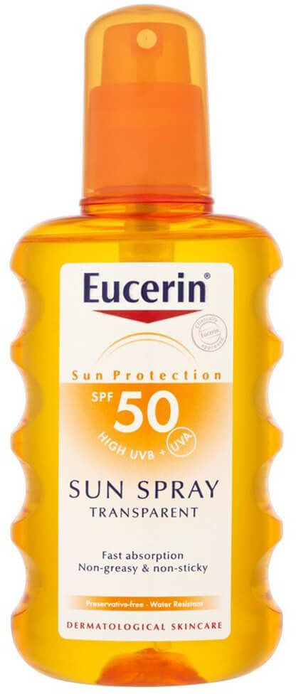 Eucerin SPF50 Sun Transparent Spray 200Ml