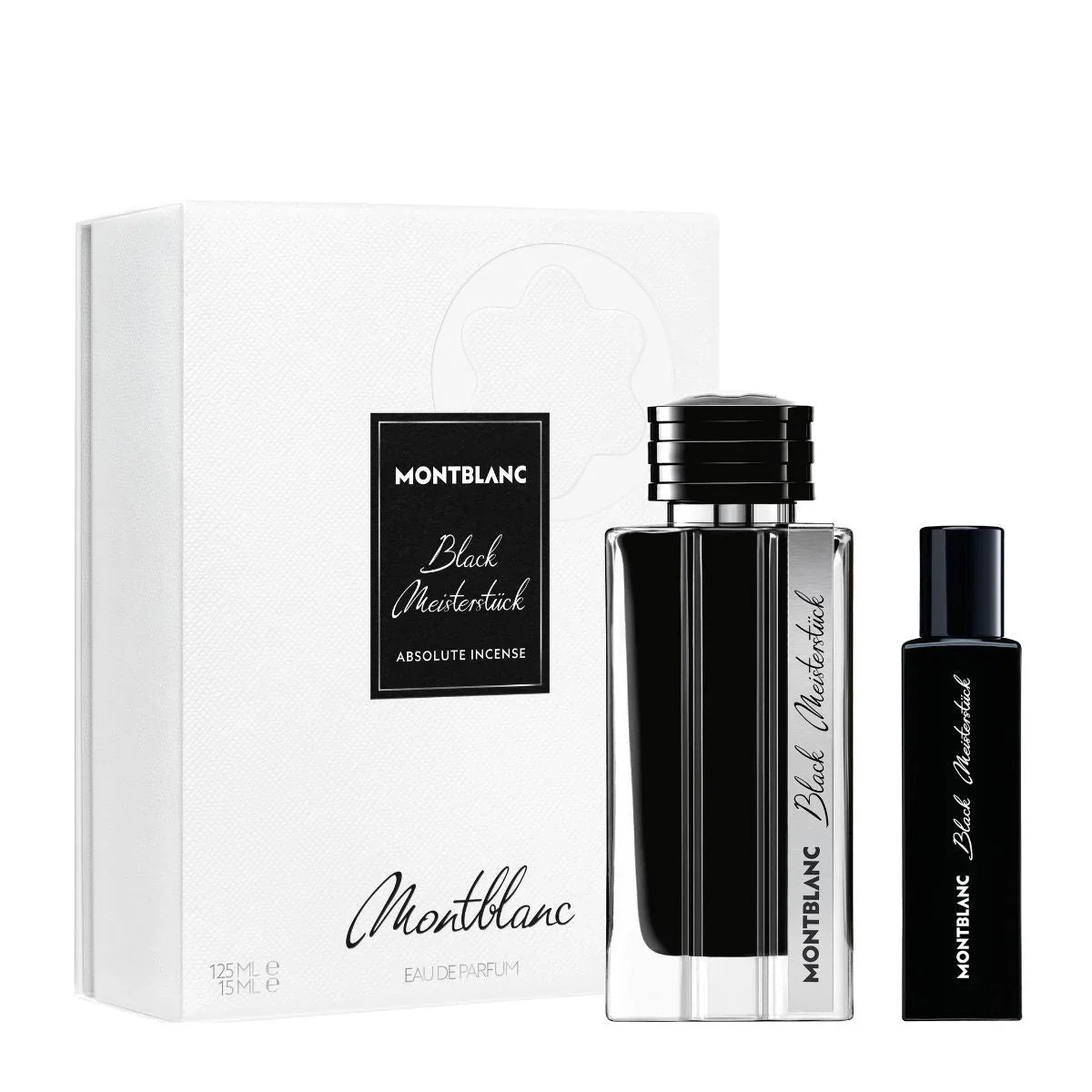 Mont Blanc Black Meisterstück EDP Gift Set Absolute Incense (125 ml + 15 ml)