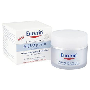 Eucerin Aquaporin Active SPF25 UVb +UVA Cream 50Ml