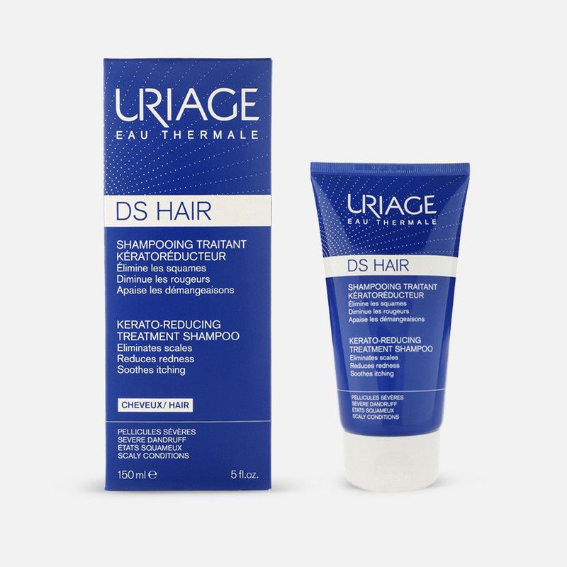 Uriage DS Hair Kerato-Reducing Shampoo for Thick Dandruff & Psoriasis 150ml