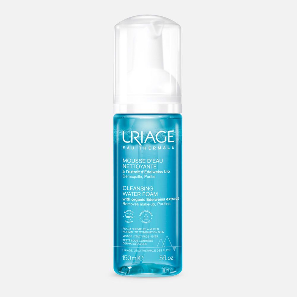 Uriage Eau Thermale Cleansing Water Foam with Hyaluronic Acid 150ml