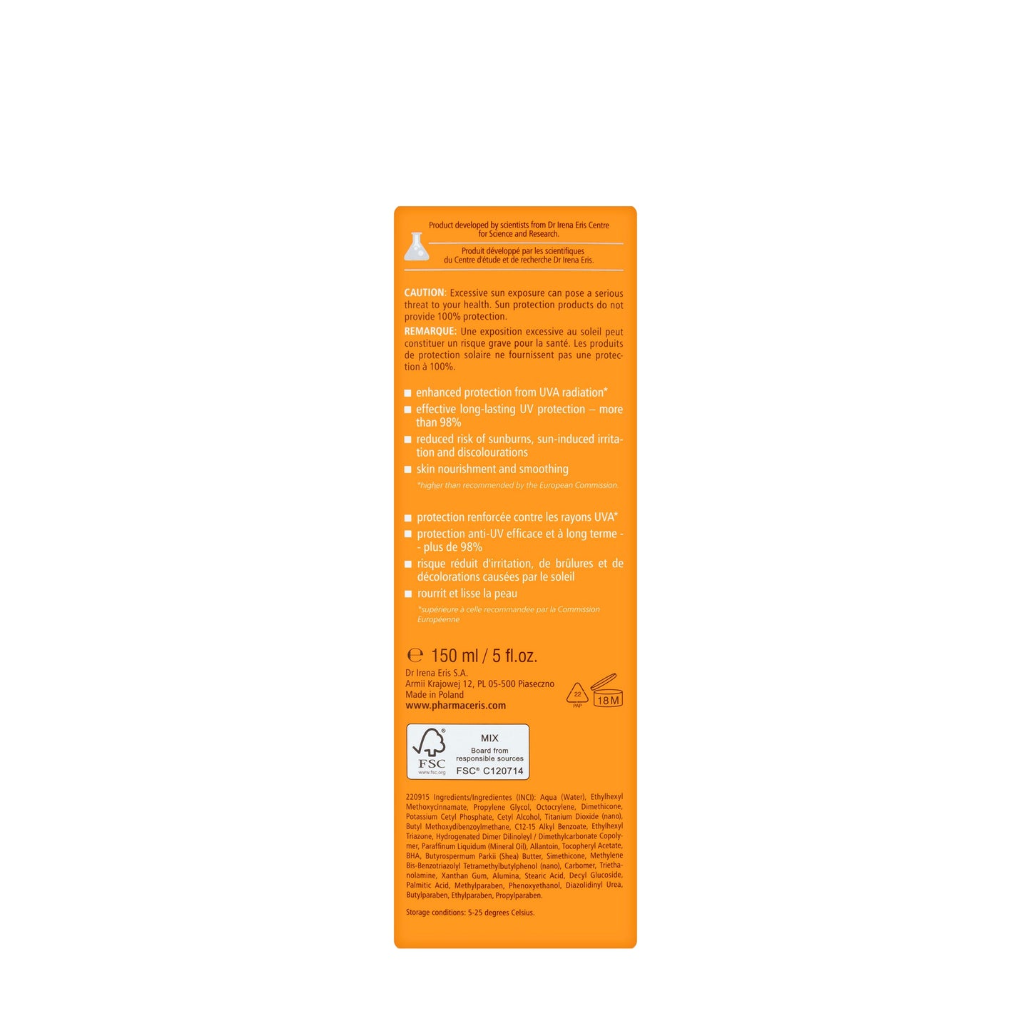 Pharmaceris S Sun Protective SPF50 Body Lotion 150ml