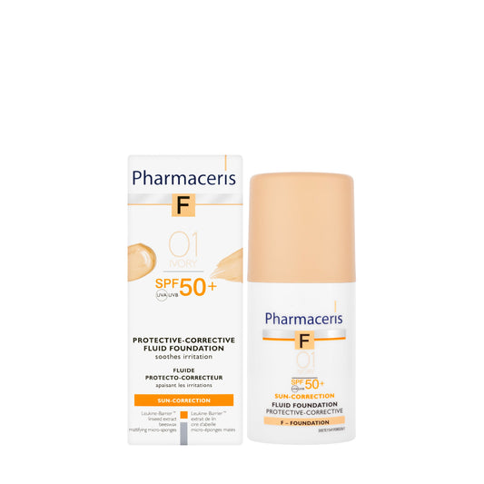 Pharmaceris SPF50+ Foundation No.1 Ivory Fluid 30ml