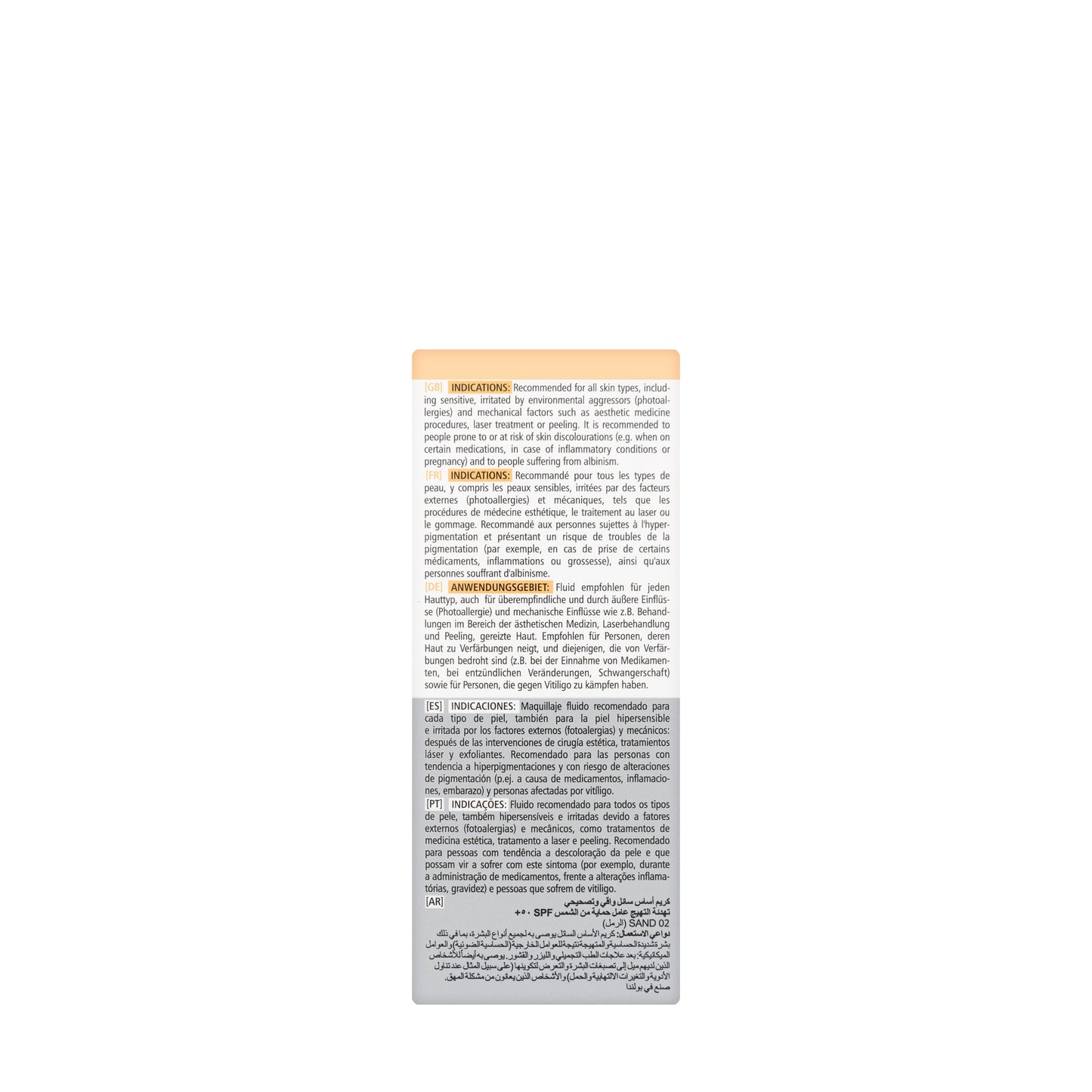 Pharmaceris SPF50+ Foundation No.2 Sand Fluid 30ml