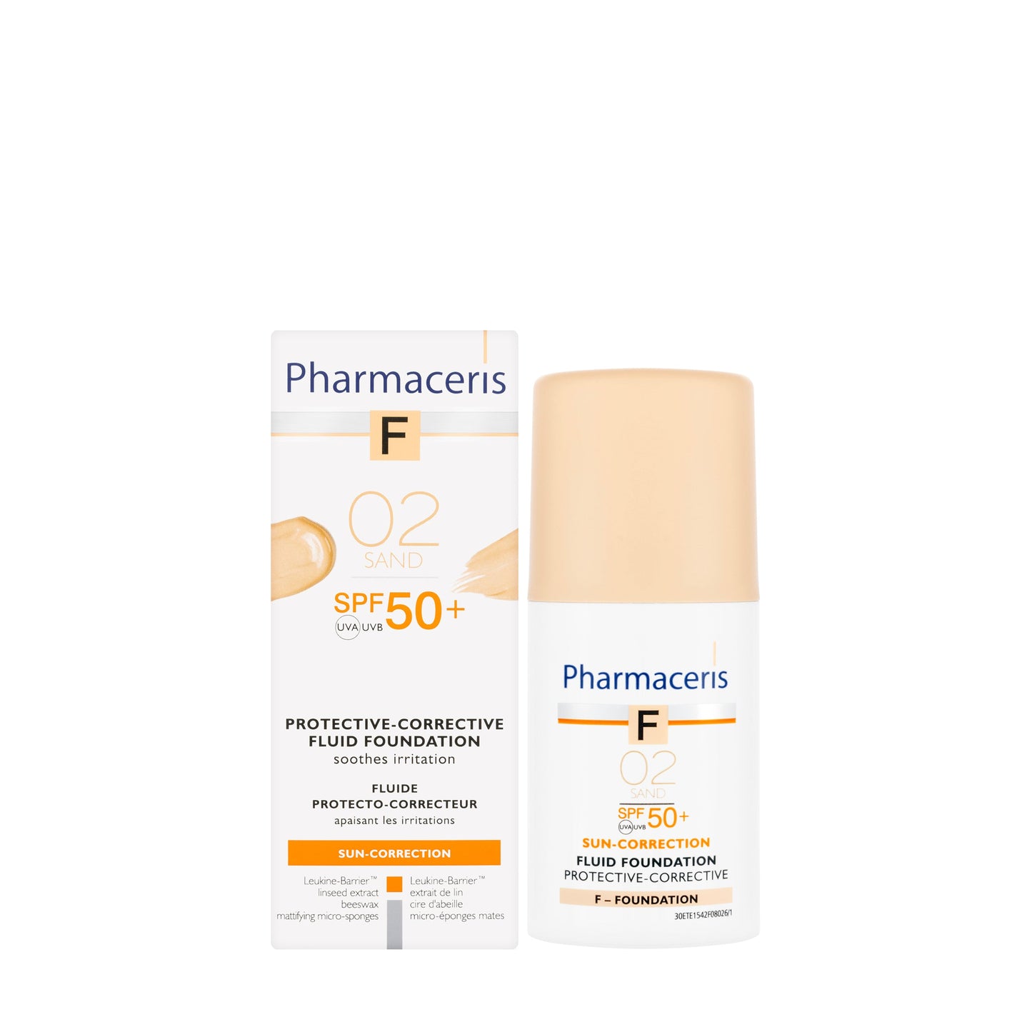 Pharmaceris SPF50+ Foundation No.2 Sand Fluid 30ml