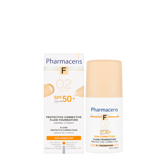 Pharmaceris SPF50+ Foundation No.2 Sand Fluid 30ml