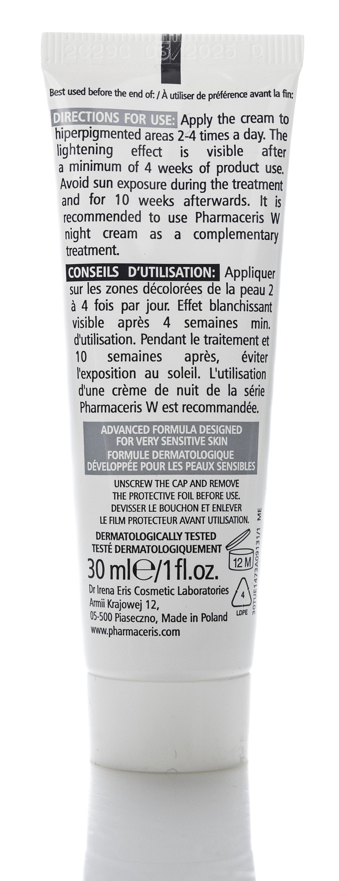 Pharmaceris Albucin White SPF50 Day Cream 30ml