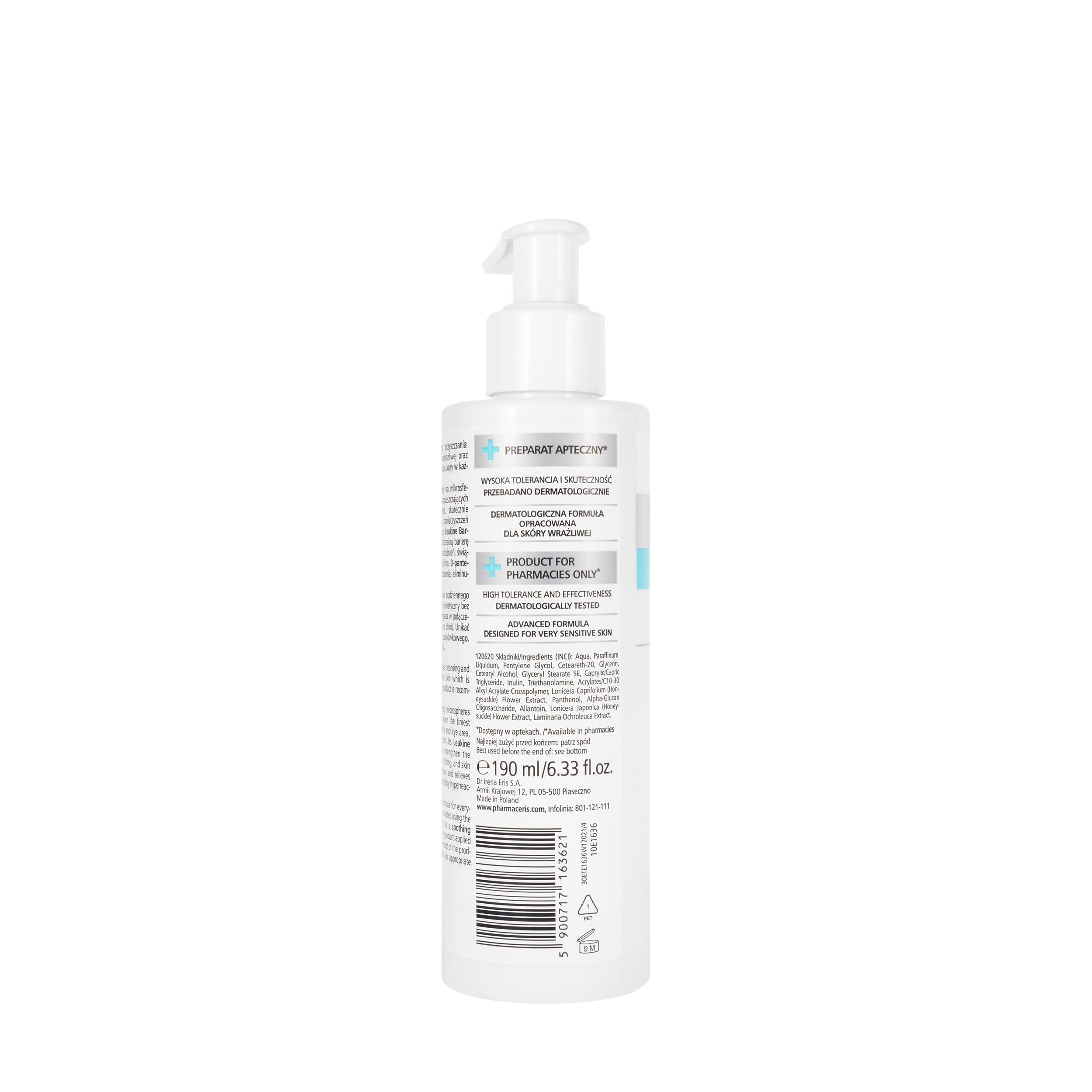 Pharmaceris A Puri-Sensimil Cleansing & Make-up Removing Milk 190ml