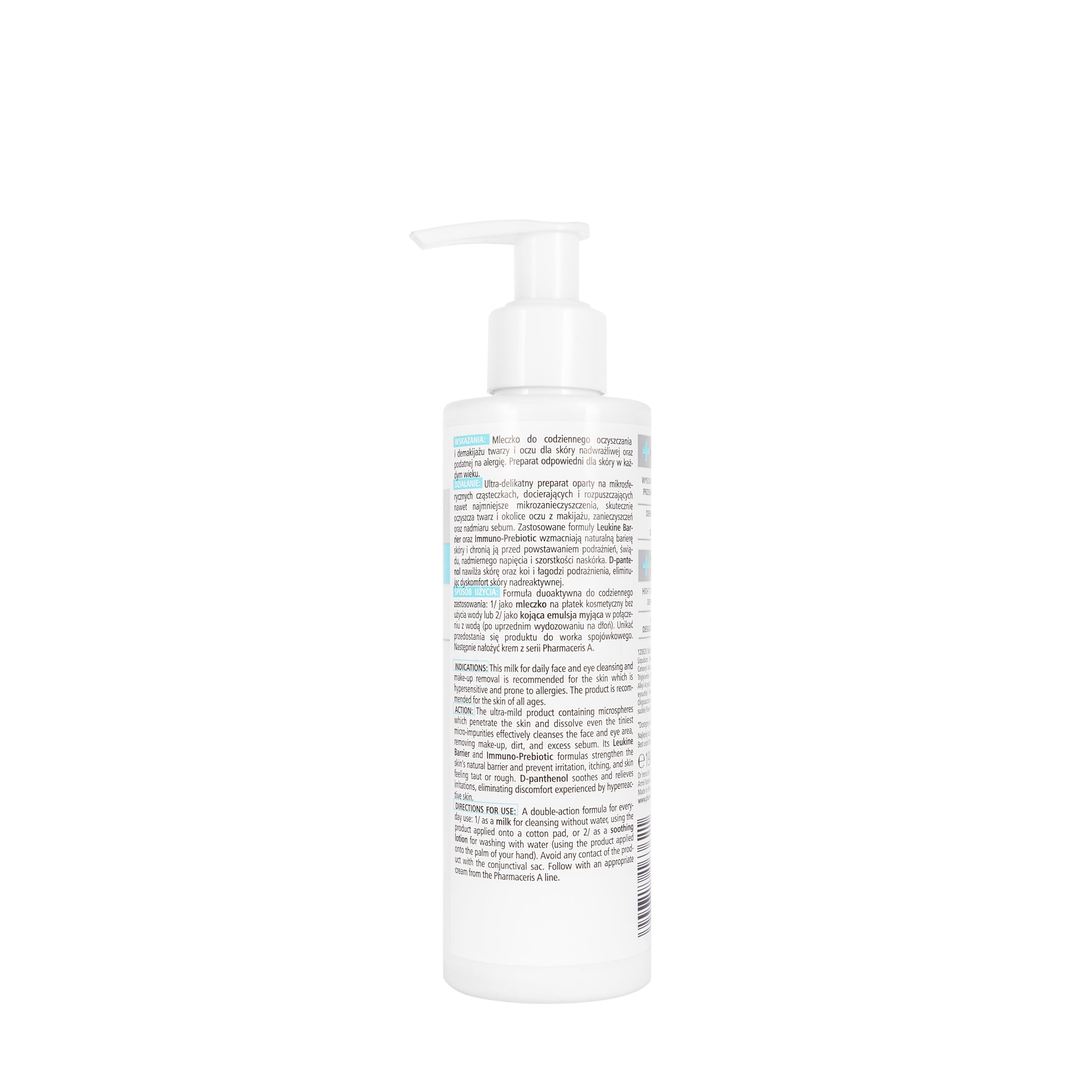 Pharmaceris A Puri-Sensimil Cleansing & Make-up Removing Milk 190ml