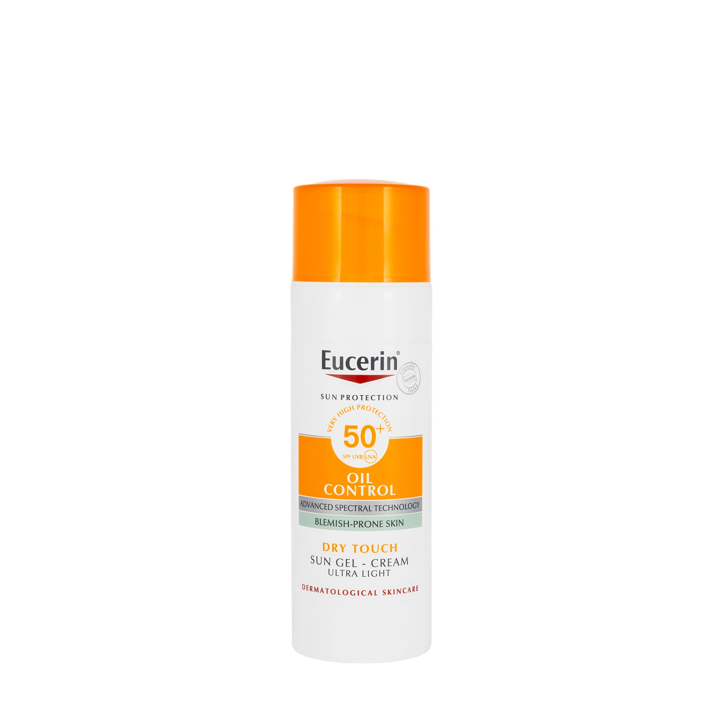 Eucerin جل كريم واقي الشمس للتحكم بالزيوت بملمس جاف SPF 50+ بحجم 50 مل عدد 2 قطعة [اشترِ 1 واحصل على عرض 50%]