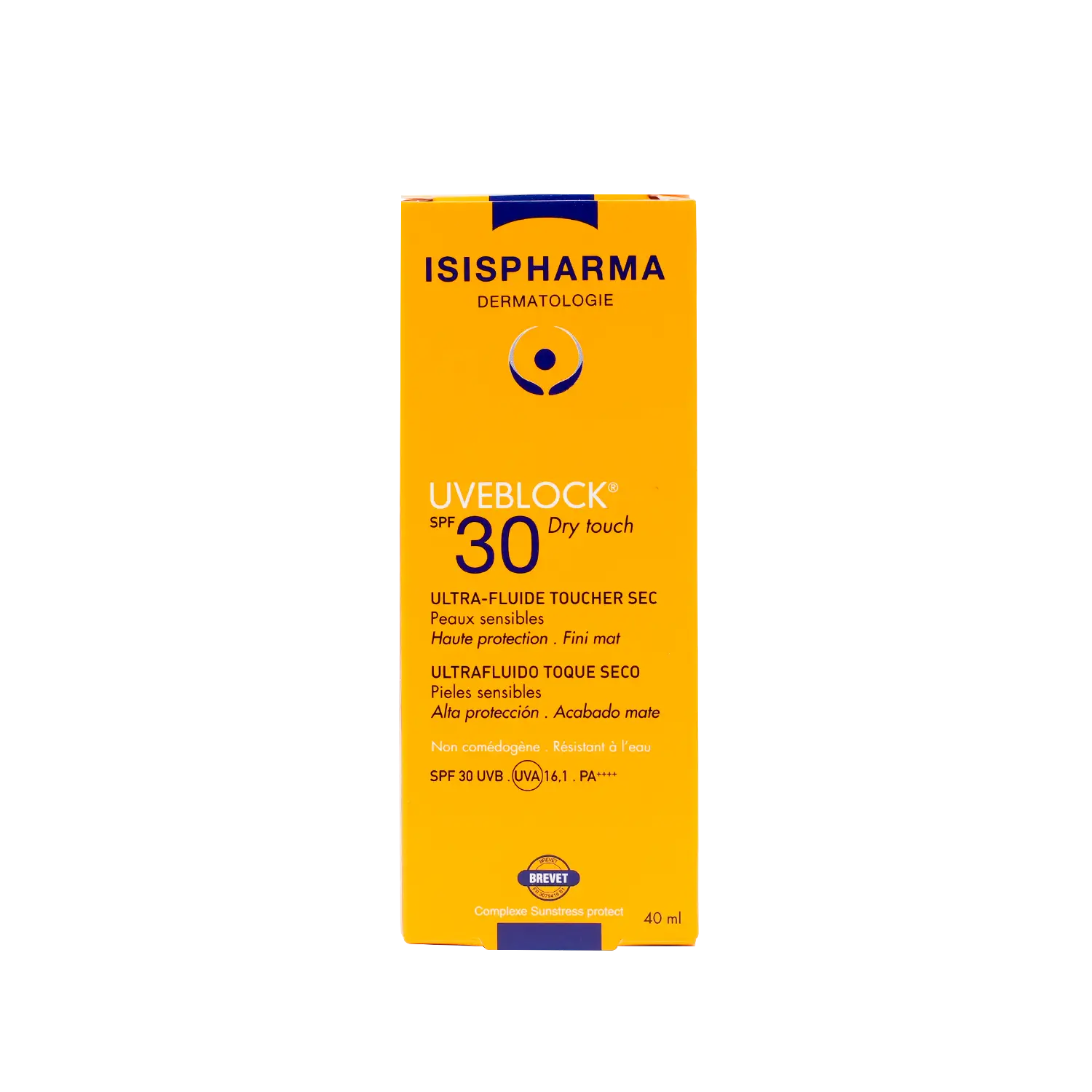 ISIS Pharma UVEBLOCK SPF30 Dry Touch سائل خفيف جداً 40 مل