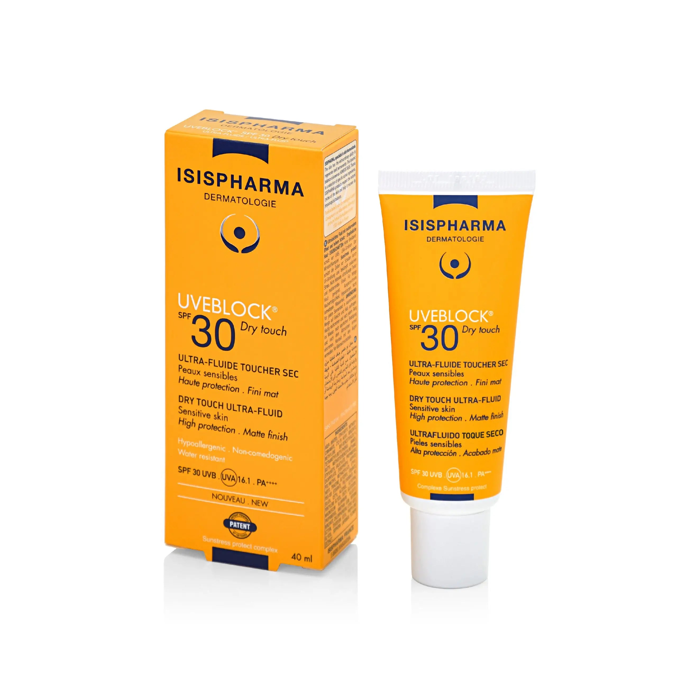 ISIS Pharma UVEBLOCK SPF30 Dry Touch سائل خفيف جداً 40 مل