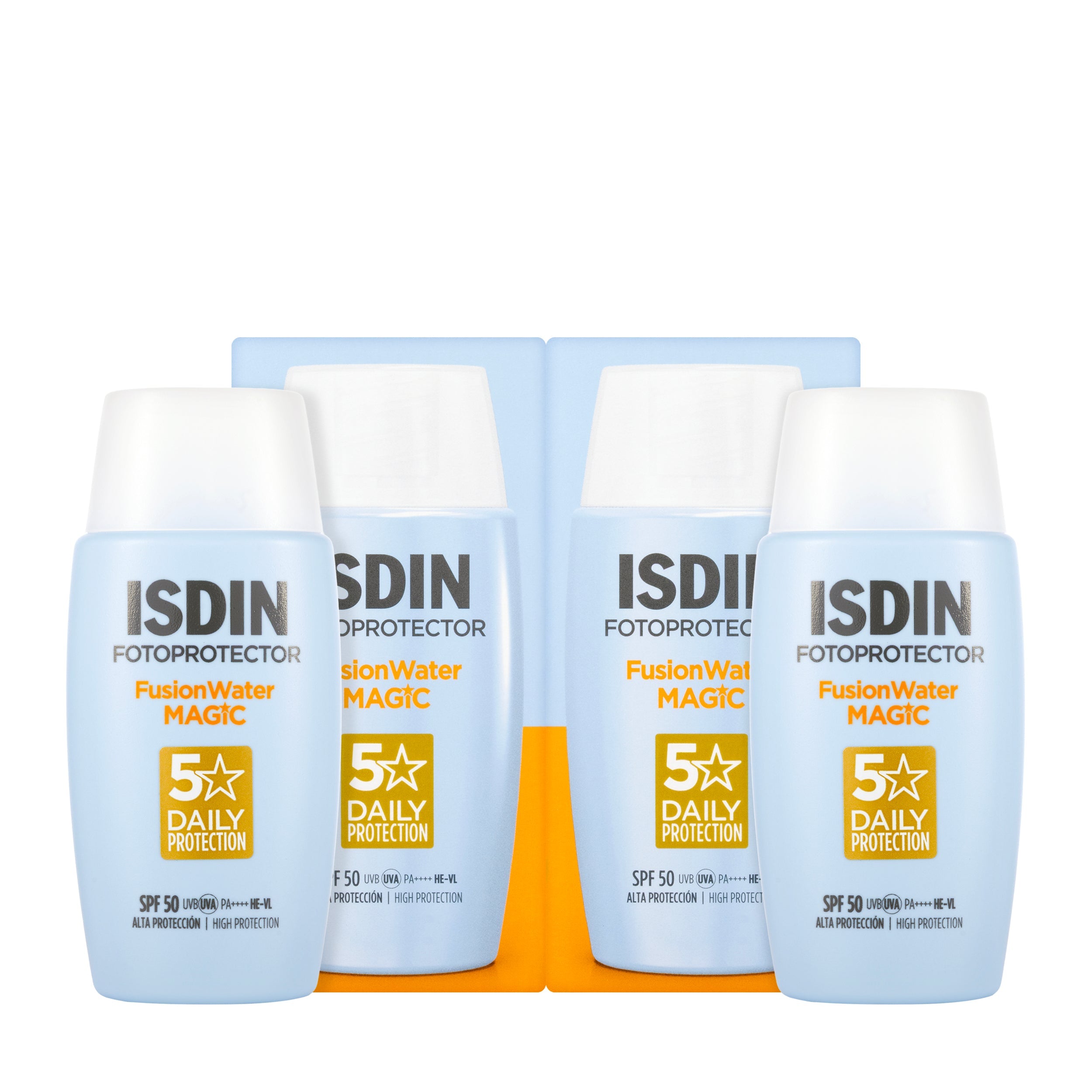 واقي شمس فيوجن ووتر ماجيك SPF 50+ من ايزدين 50مل (عرض 1+1)