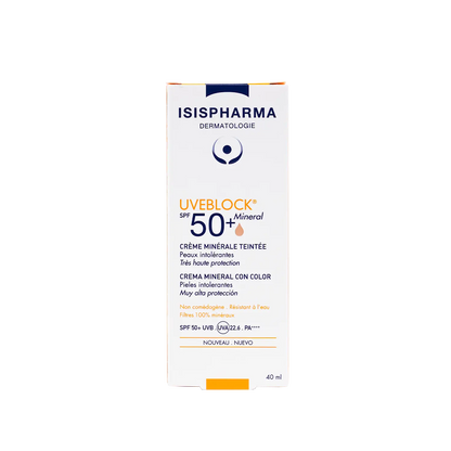 ISIS Pharma UVEBLOCK SPF50+ Tinted Mineral Cream 40 ml