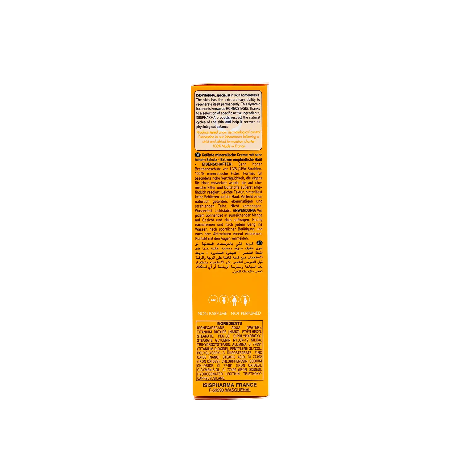 ISIS Pharma UVEBLOCK SPF50+ كريم معدني ملون 40 مل