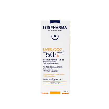 ISIS Pharma UVEBLOCK SPF50+ Tinted Mineral Cream 40 ml