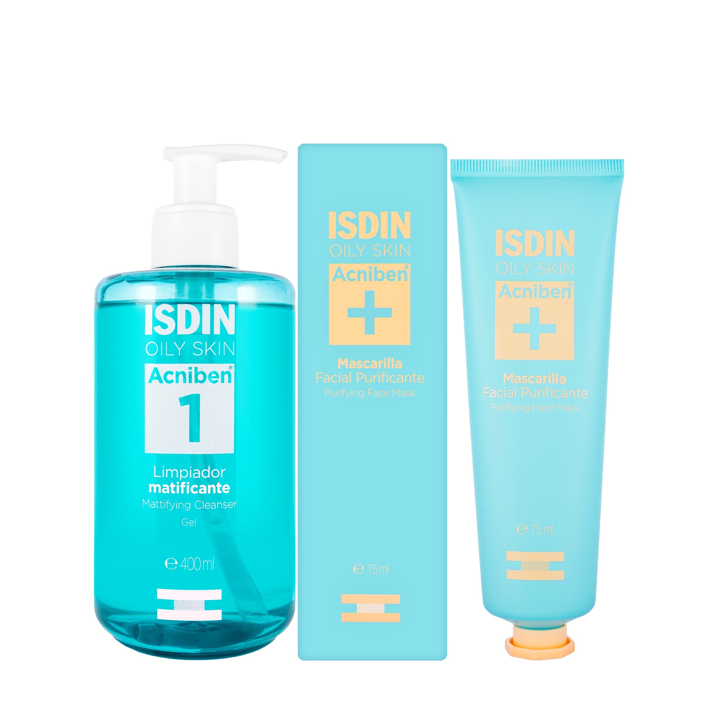 Isdin Acniben Matifying Cleanser and Facial Purify 75 ml Offer
