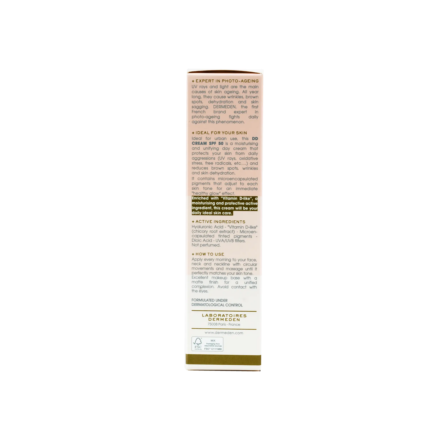 DERM EDEN DD UNIVERSAL CREAM SPF50 50ML - MEDIUM