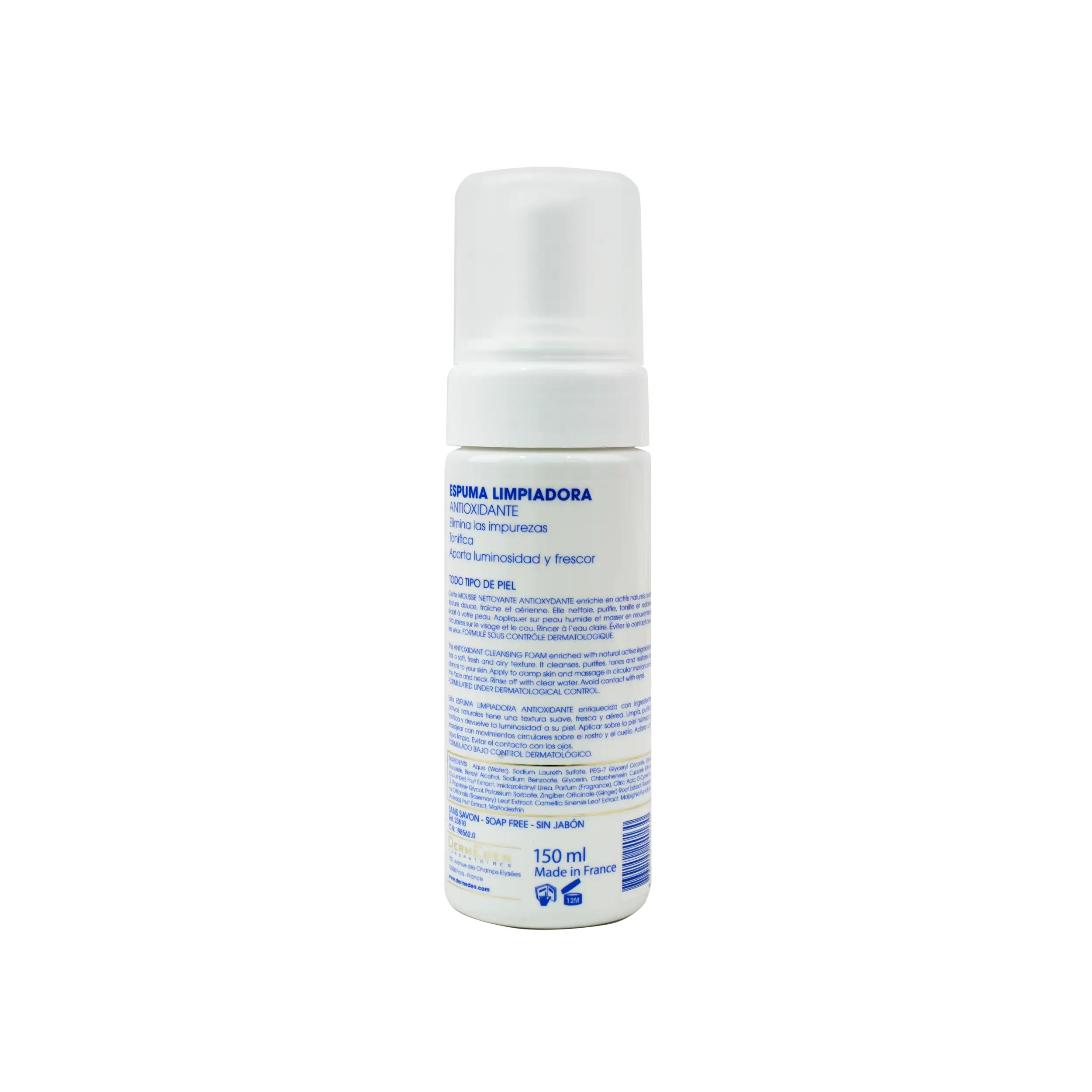 DERM EDEN ANTIOXIDANT CLEANSING FOAM 150ML