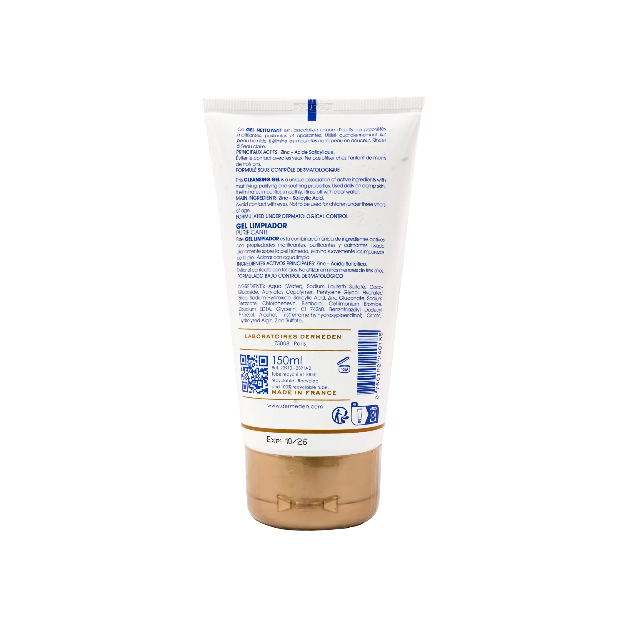 DERM EDEN PURIFYING CLEANSING GEL 150ML