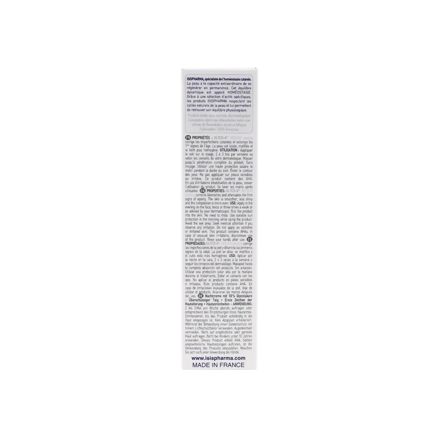 ISIS Pharma Glyco-A Medium Peeling 10% Night Cream 30ml