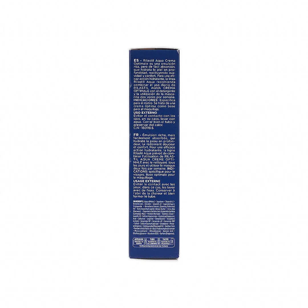 Rilastil AQUA OPTIMALE RICH MOISTURIZING CREAM 50ML