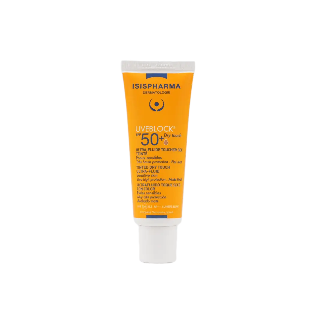 ISIS Uveblock Spf50+ سائل لمسة جافة ملون 40 مل - متوسط