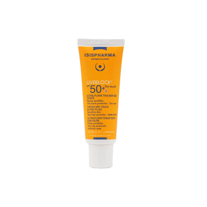 ISIS Uveblock Spf50+Tinted Dry Touch Fluid 40ml-Medium