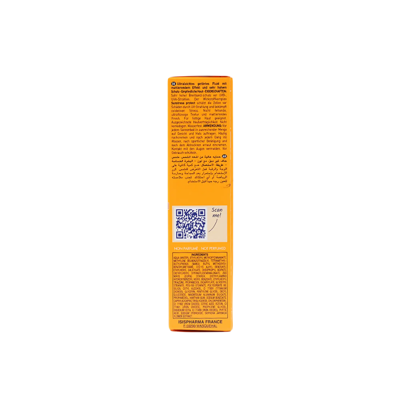 ISIS Uveblock Spf50+Tinted Dry Touch Fluid 40ml-Medium
