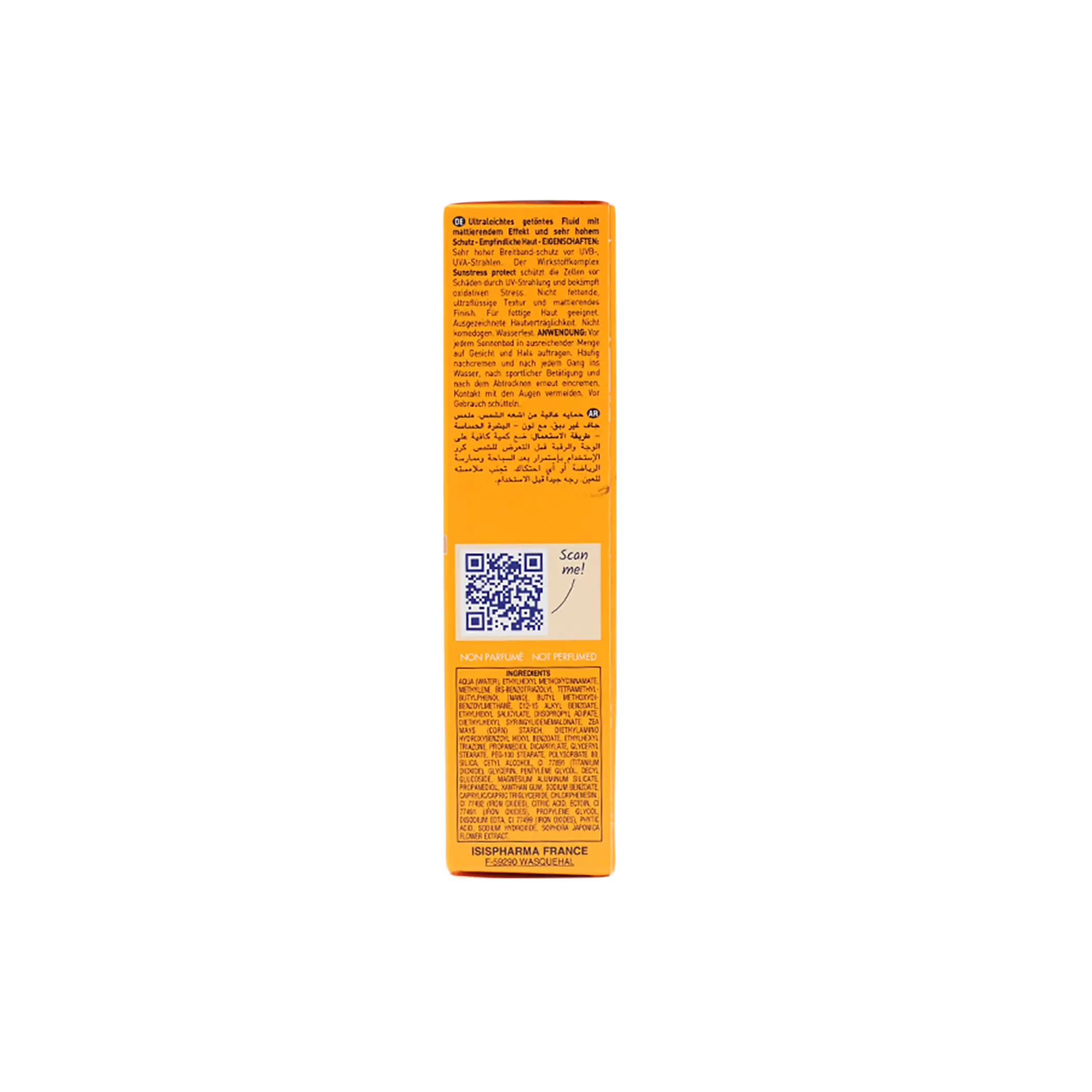 ISIS Uveblock Spf50+ سائل لمسة جافة ملون 40 مل - متوسط