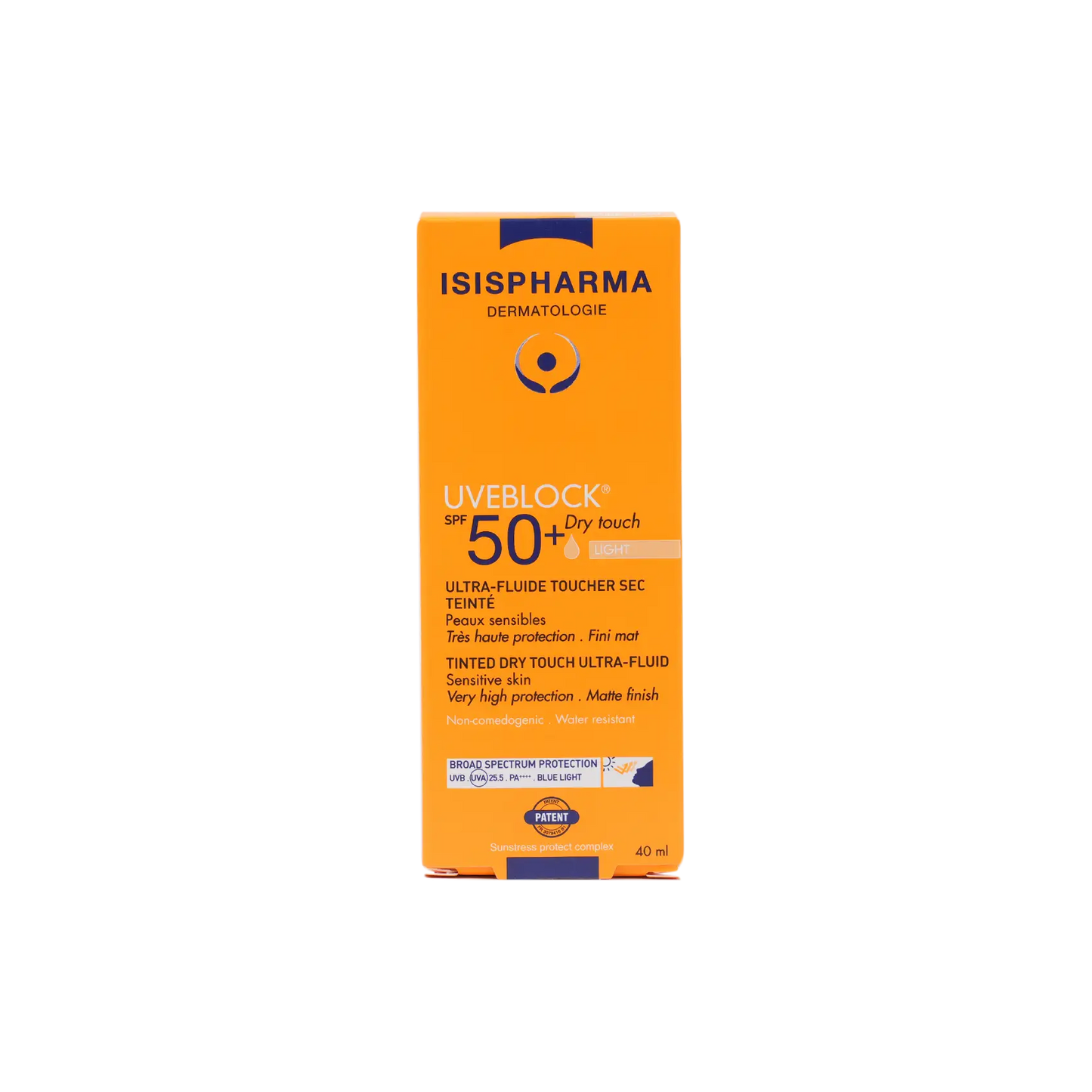 ISIS Pharma UVEBLOCK SPF50+ Tinted Dry Touch UltraFluid Light Mat