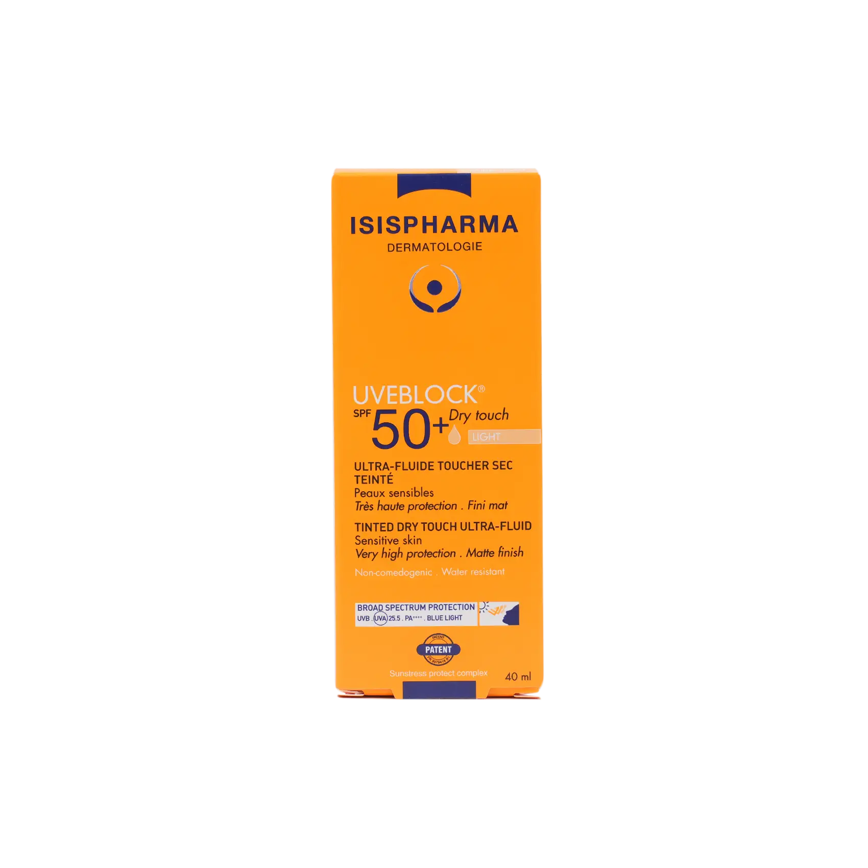 ISIS Pharma UVEBLOCK SPF50+ Tinted Dry Touch UltraFluid Light Mat