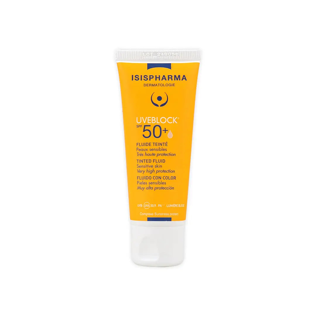 سائل يوڤيبلوك +SPF50 من أيزيس - 40 مل - ملون فاتح