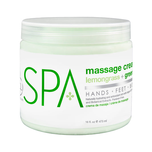 Be Care Love Lemongrass + Green Massage Cream 473ml