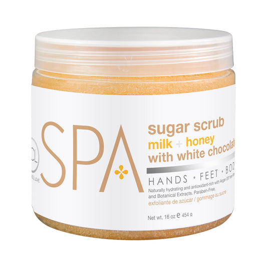 Be Care Love Milk + Honey Chocolate Sugar Scrub 454gr @ www.MnMkanak.com