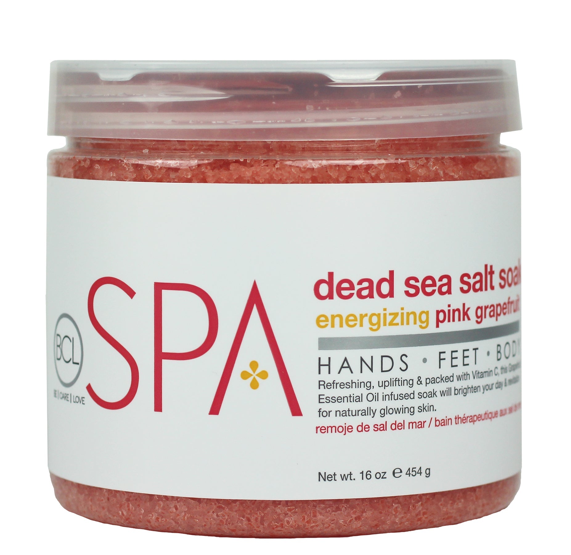 Be Care Love Milk Pink Grapefruit Salt Soak 454g