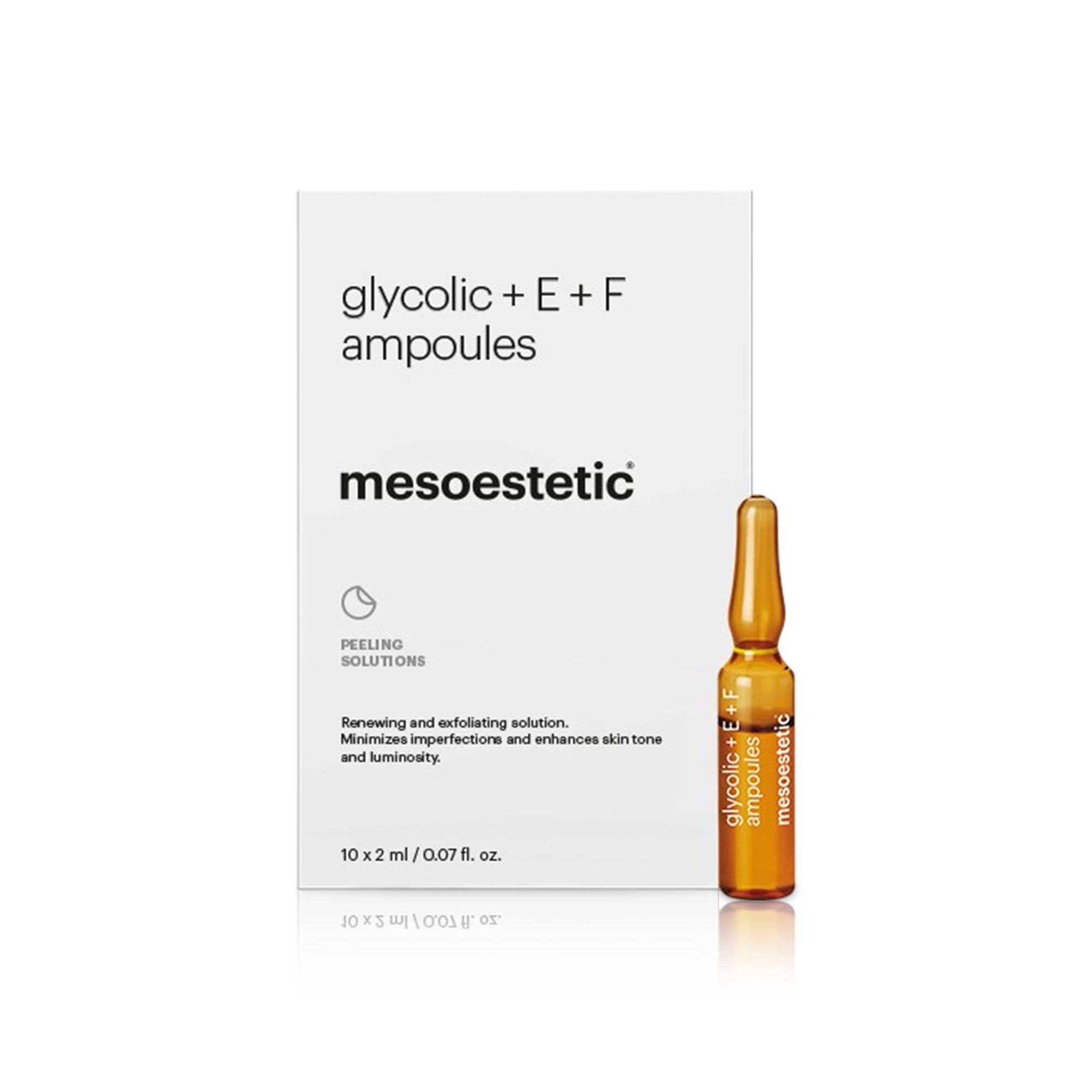 Glycolic Acid 10% + Vit E + F Ampoules