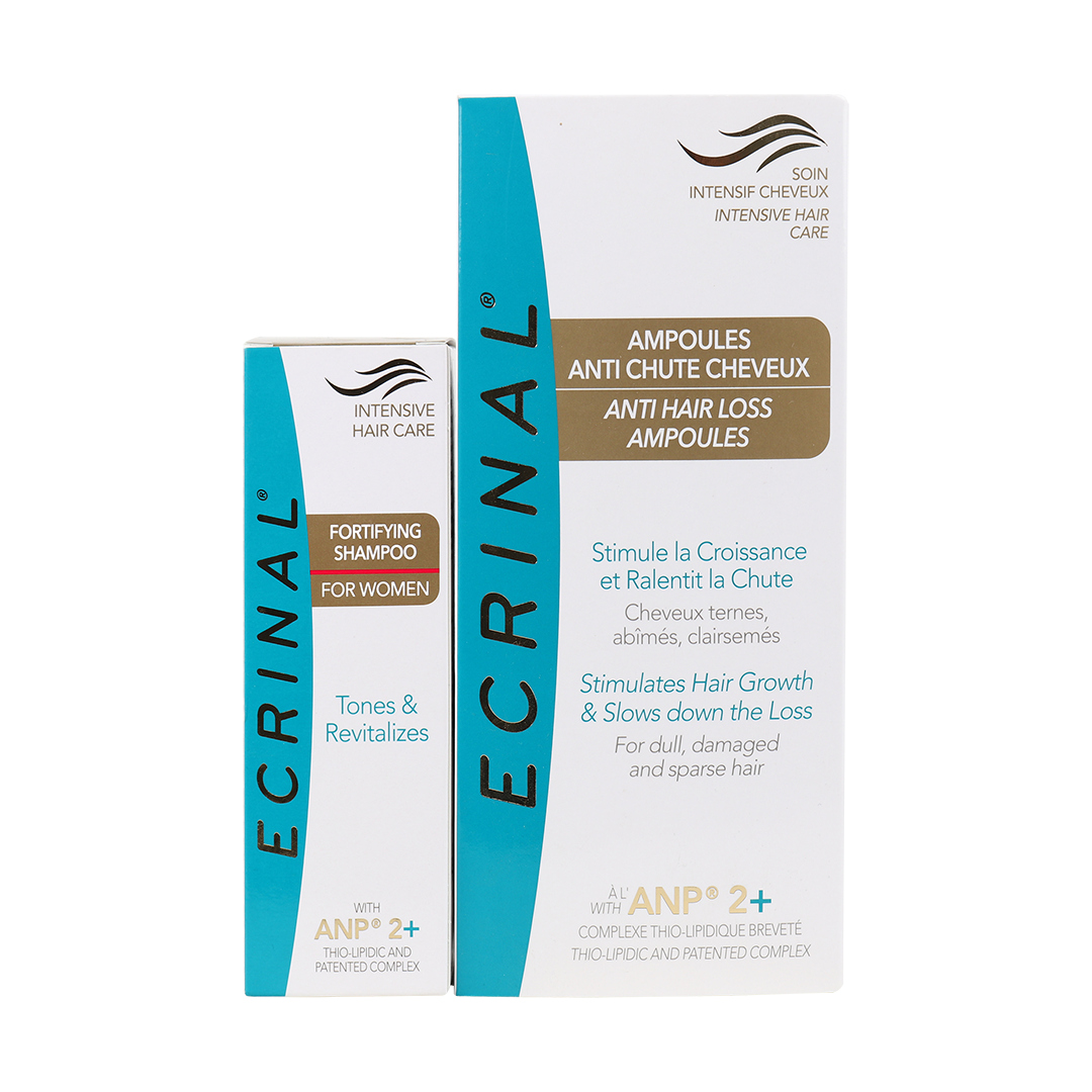 Ecrinal Ampoule + Ecrinal Shampoo Women Set