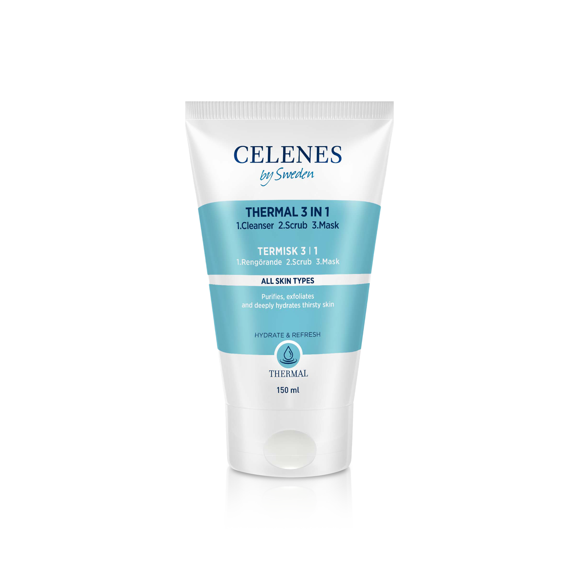 Thermal 3 In 1 Cleanser, Scrub & Mask